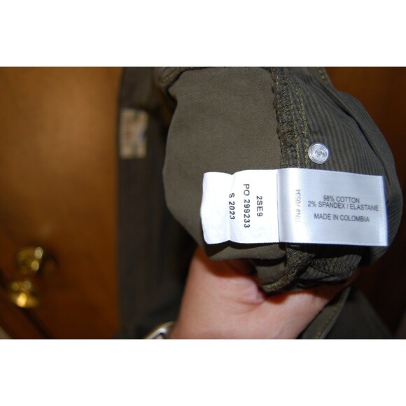 ORVIS 1856 Pants 5 Five Pocket Stretch Twill Mens Size 42x34 Olive - Picture 10 of 10